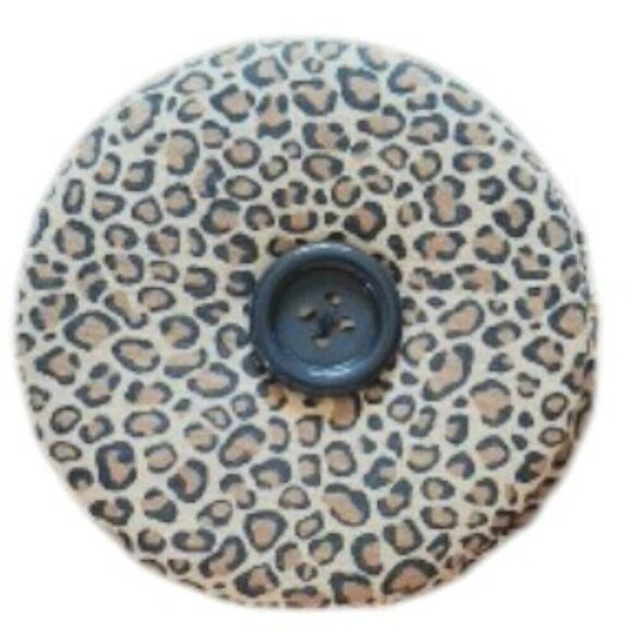 Handmade Leopard Print Playing Card Holder for Canasta or Bridge - New - Picture 3 of 3